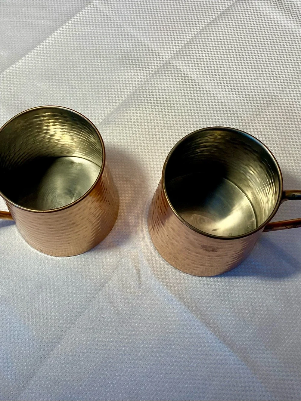 Threshold Hammered Copper-Color Moscow Mule Mugs (Set of 2)